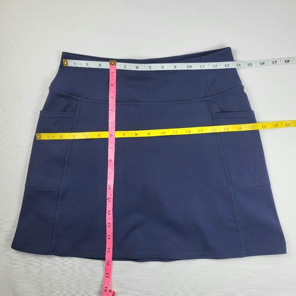 Skechers Los Angeles Navy Blue SKORT Womens Size S Pull-on Skirt with Shorts - Picture 2 of 12